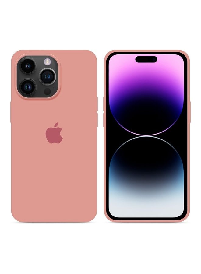 MARGOUN - Silicone Cover Liquid Gel Soft Ultra Slim Shockproof Back Case Cover Full Body Protection For Apple iPhone 14 Pro 6.1 inch Baby Pink - Image 1