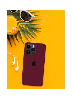 MARGOUN Silicone Case Cover Liquid Gel Soft Ultra Slim Shockproof Back Cover Full Body Protection For Apple iPhone 14 Pro Max 6.7 inch Eggplant  - Image 5