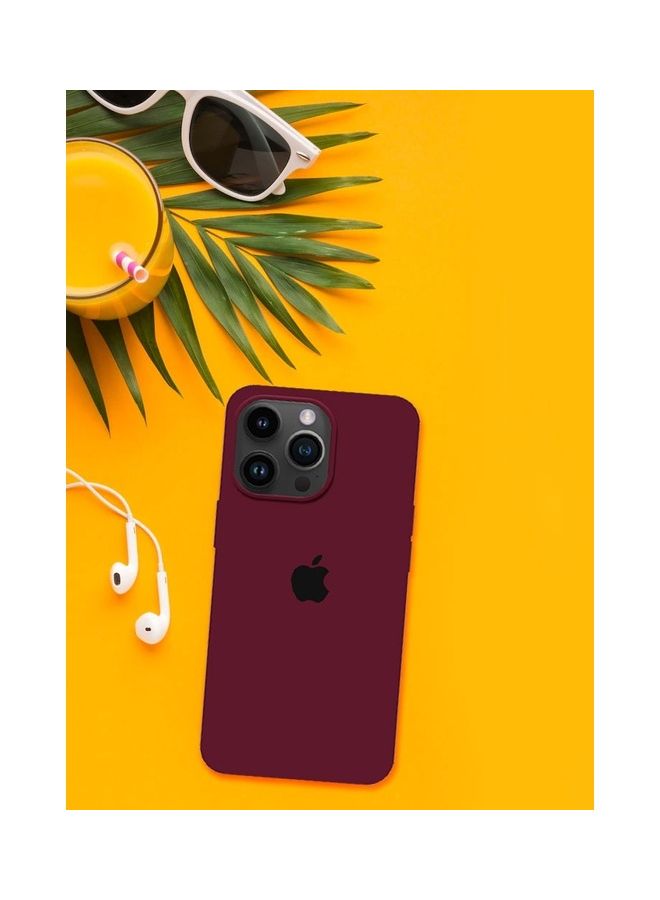 MARGOUN - Silicone Case Cover Liquid Gel Soft Ultra Slim Shockproof Back Cover Full Body Protection For Apple iPhone 14 Pro Max 6.7 inch Eggplant - Image 1