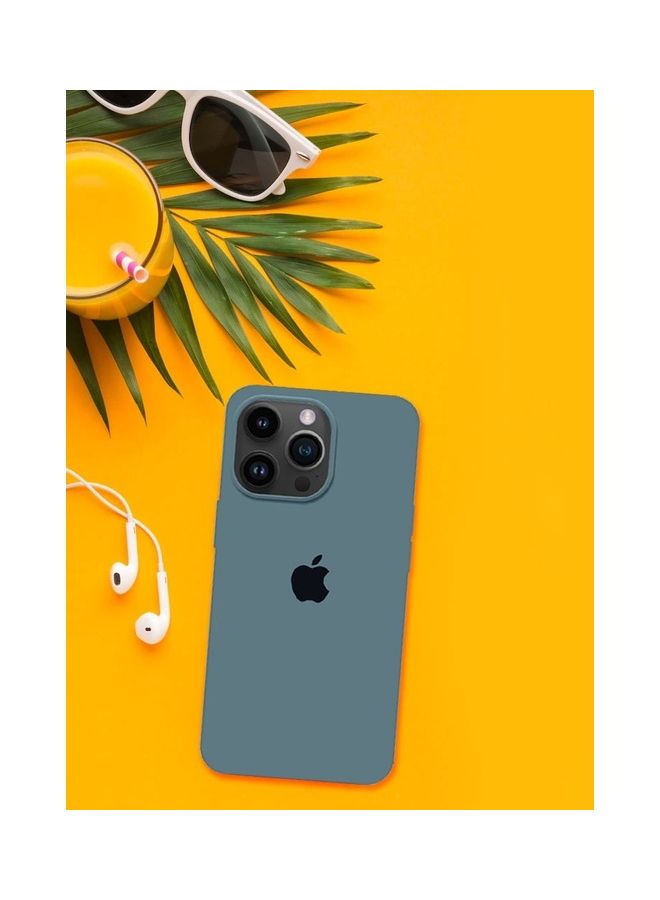 MARGOUN - Silicone Cover Liquid Gel Soft Ultra Slim Shockproof Back Case Cover Full Body Protection For Apple iPhone 14 Pro 6.1 inch Cactus Green - Image 1