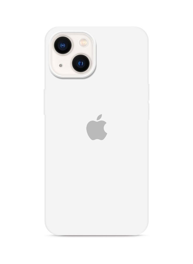 MARGOUN - Silicone Case Cover Liquid Gel Soft Ultra Slim Shockproof Back Cover Full Body Protection For Apple iPhone 14 Plus 6.7 inch White - Image 1