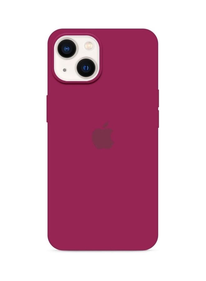 MARGOUN - Silicone Case Cover Liquid Gel Soft Ultra Slim Shockproof Back Cover Full Body Protection For Apple iPhone 14 Plus 6.7 inch Maroon - Image 1