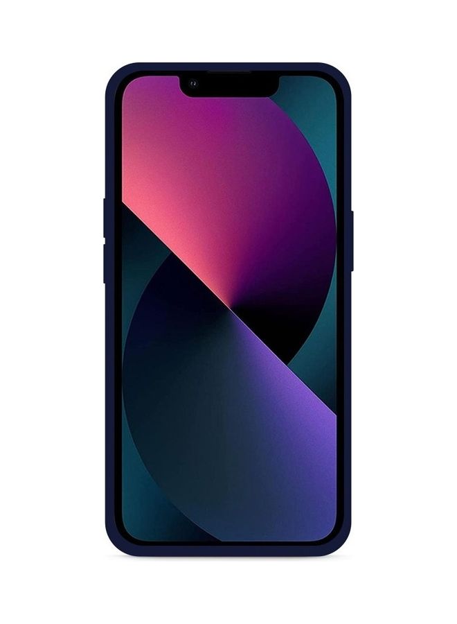 MARGOUN - Silicone Case Cover Liquid Gel Soft Ultra Slim Shockproof Back Cover Full Body Protection For Apple iPhone 14 Plus 6.7 inch Midnight Blue - Image 1