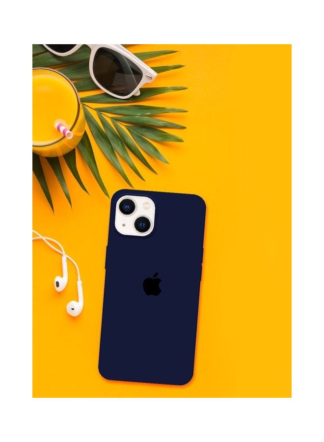 MARGOUN - Silicone Case Cover Liquid Gel Soft Ultra Slim Shockproof Back Cover Full Body Protection For Apple iPhone 14 Plus 6.7 inch Midnight Blue - Image 1