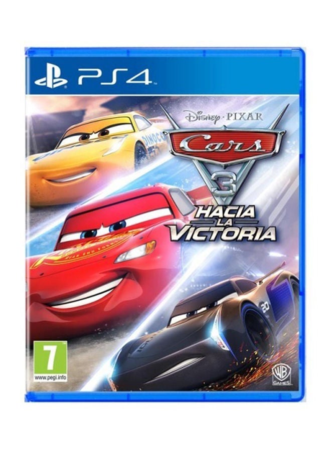 دبليو بي جيمز لعبة الفيديو "Cars 3 Hacia la Victoria" لجهاز ألعاب بلايستيشن 4 - سباق - بلاي ستيشن 4 (PS4)  - Image 1