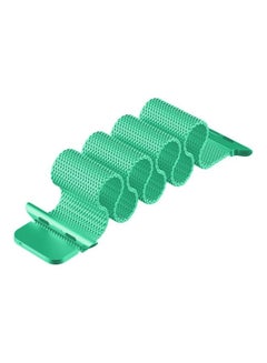 MARGOUN Stainless Steel Milanese Loop Mesh Band Magnetic Strap For Apple Watch 42mm/44mm/45mm Watch Series 7/6/SE/5/4/3/2/1 Mint Green  - Image 3