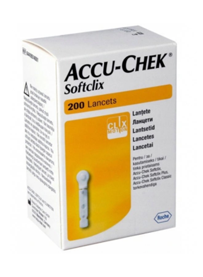 ACCU-CHEK - 200-Piece Softclix Sterile Lancets - Image 1