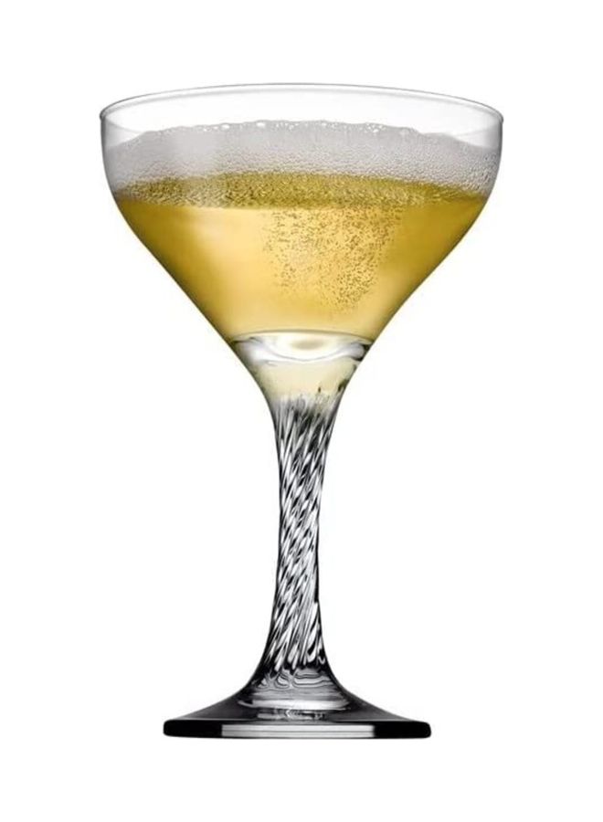 باساباتشي طقم أكواب تويست كبيرة للماء والعصير - ٦ قطع - سعة ٢٨٠ مل - صناعة تركية - شفاف شفاف 280ملليلتر - Image 2