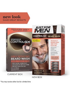 Just For Men Control Gx Grey Reducing Beard Shampoo 118ml  - Image 1