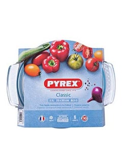 PYREX Classic Easy Grip Glass Round Casserole High Resistance Clear Roundcm  - Image 2