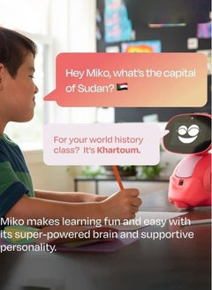 MIKO My Companion 3 AI-Powered Smart Robot, Stem Learning And Educational, Interactive Robo With Coding Apps + Unlimited Games + Programmable, For Kids 5-10 Years Old  - Image 3