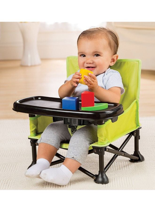 summer infant - Pop 'N Sit Portable Booster Green - Image 1