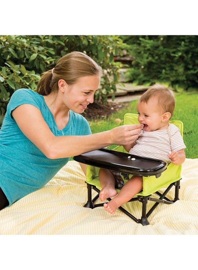 summer infant - Pop 'N Sit Portable Booster Green - Image 1