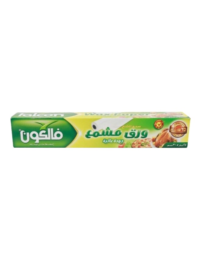 Falcon High quality Wax Paper 25 M X 30 CM Green 25meter - Image 2