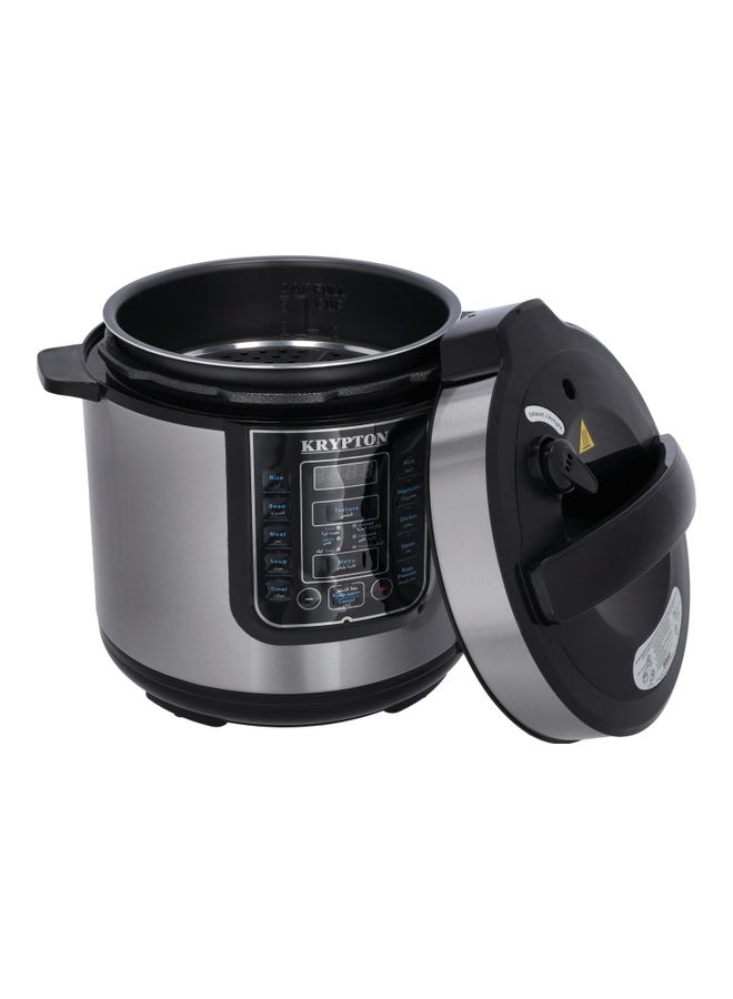 KRYPTON Electric Digital Pressure Cooker 6 L 1000 W KNPC6297 Black with Silver  - Image 3