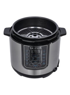 KRYPTON Electric Digital Pressure Cooker 6 L 1000 W KNPC6297 Black with Silver  - Image 4