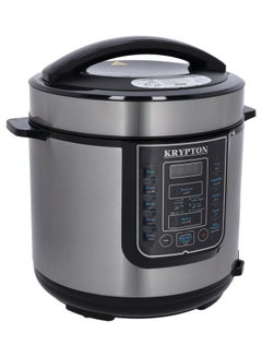 KRYPTON Electric Digital Pressure Cooker 6 L 1000 W KNPC6297 Black with Silver  - Image 2