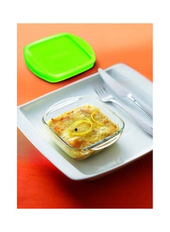 Square Dish With Lid Green 20cm - v1665387108/N53356264A_5