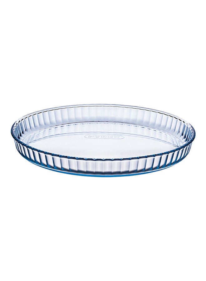 PYREX Bake And Enjoy Glass Flan Dish High Resistance Clear 28cm - Image 3