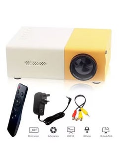يونيك جهاز بروجيكتور بدقة كاملة الوضوح وإضاءة LED YG-300 أبيض/ أصفر/ أسود  - Image 1