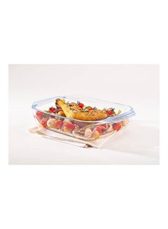 PYREX Irresistible Glass Rectangular Roaster High Resistance Oven, Freezer And Microwave Safe Clear 27x17x6cm  - Image 5