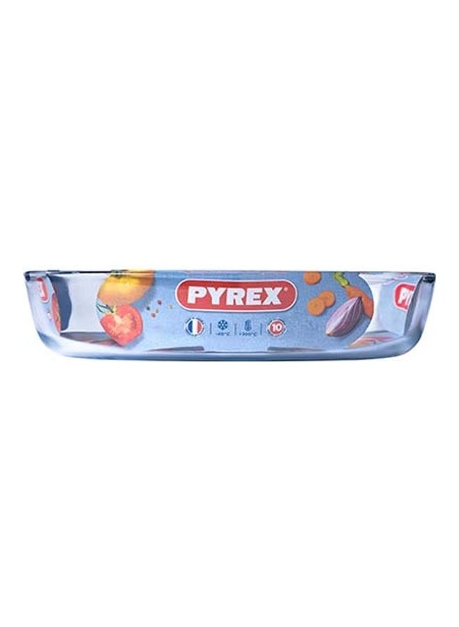 PYREX Essentials Glass Oval Roaster High Resistance Clear 30x21x6cm - Image 3