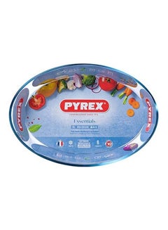 PYREX Glass Oval Roaster Clear 35x24cm  - Image 2