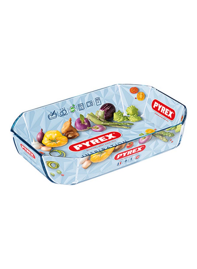 PYREX Inspiration Glass Rectangular Roaster Transparent 30x20x7cm - Image 2