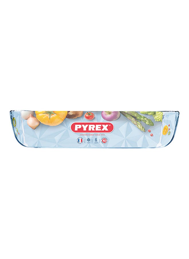 PYREX Inspiration Glass Rectangular Roaster Transparent 30x20x7cm - Image 3