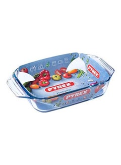 PYREX Optimum Rectangular Roaster Clear 31x20cm  - Image 1