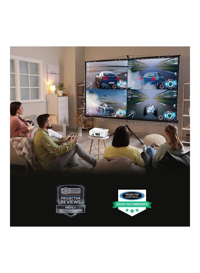 BenQ - 4K HDR Gaming Projector TK700STi White And Brown - Image 1