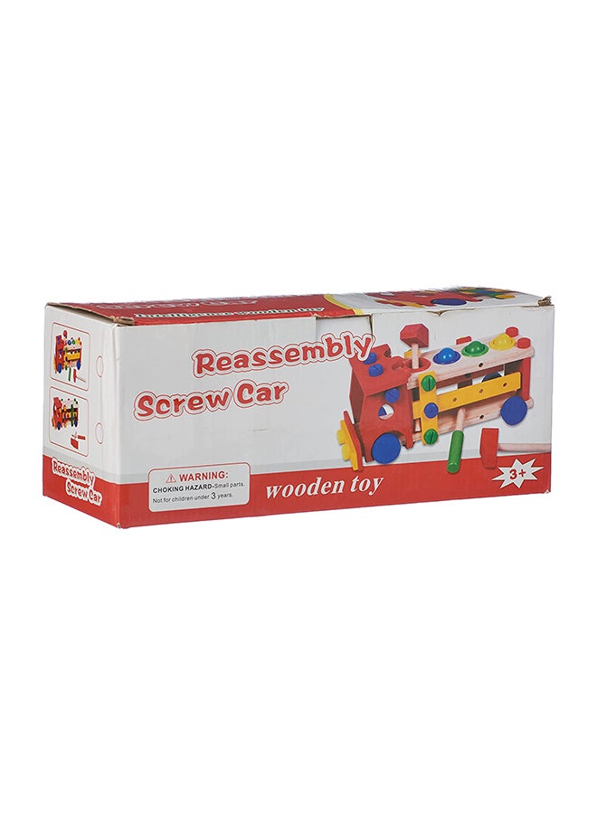 Reassembly Screw Wooden Toy Car Set - Image 1