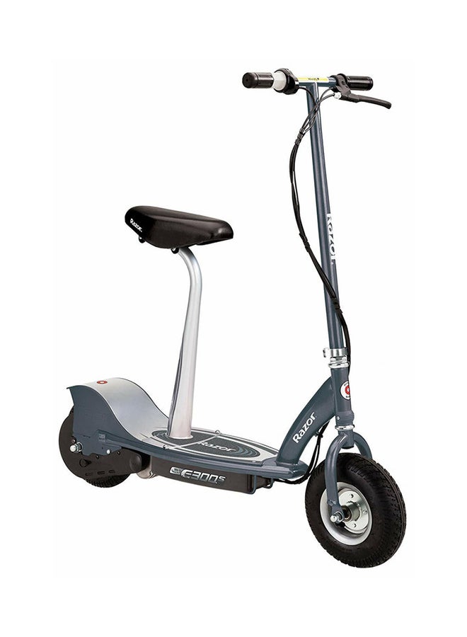 Razor - E300 Electric Scooter Grey, Rechargeable 24v (two 12v) sealed lead-acid battery system, All-steel frame, Speed up to 24 Km/h. - Image 1