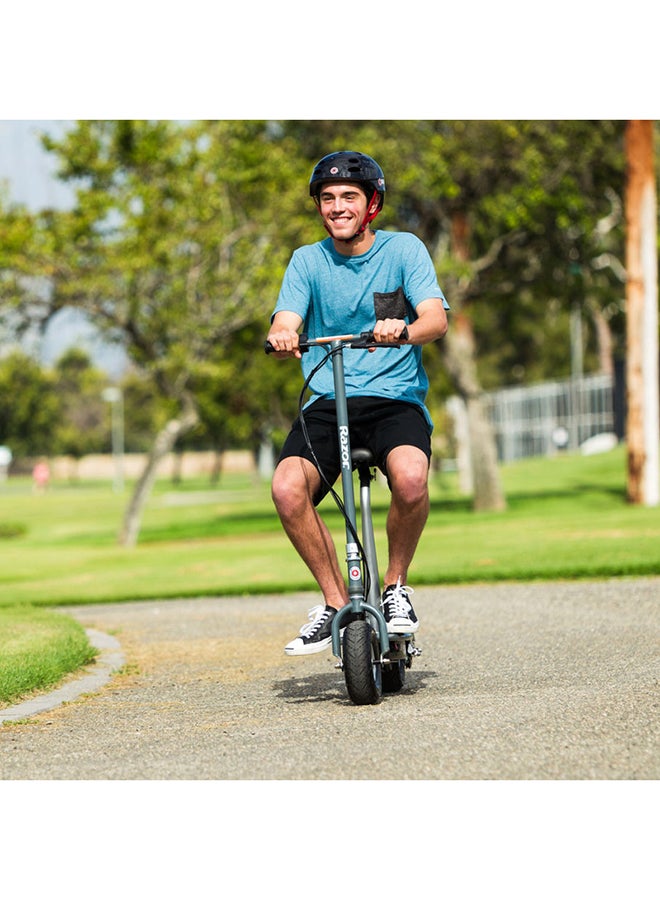 Razor - E300 Electric Scooter Grey, Rechargeable 24v (two 12v) sealed lead-acid battery system, All-steel frame, Speed up to 24 Km/h. - Image 1