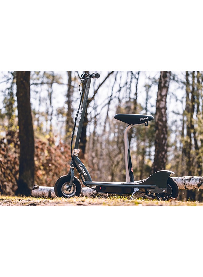 Razor - E300 Electric Scooter Grey, Rechargeable 24v (two 12v) sealed lead-acid battery system, All-steel frame, Speed up to 24 Km/h. - Image 1