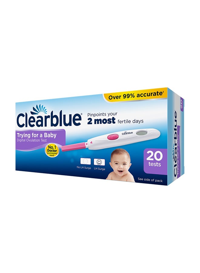 Clearblue - Pack Of 10 Digital Ovulation Test Kits - Image 1
