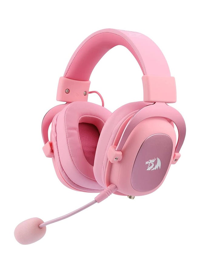 REDRAGON H510 Zeus 2 Gaming Headset - 7.1 Surround Sound - Noise Cancelation Microphone - Detachable Microphone and Cable - Pink  - Image 1