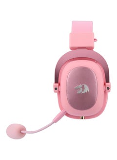 REDRAGON H510 Zeus 2 Gaming Headset - 7.1 Surround Sound - Noise Cancelation Microphone - Detachable Microphone and Cable - Pink  - Image 2