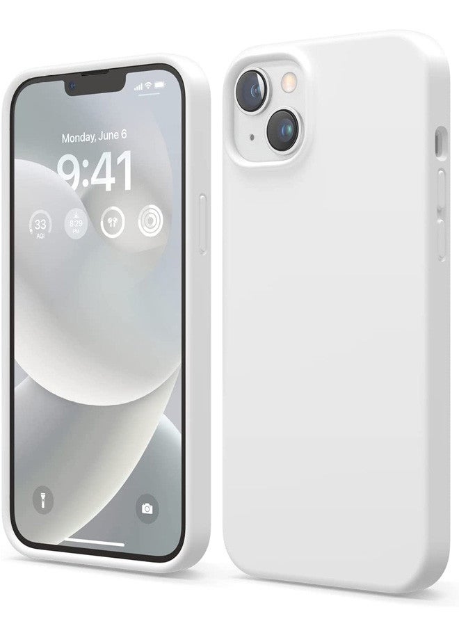 روك بو حافظة Rock Pow متوافقة مع iPhone 14 Plus، حافظة سيليكون سائلة، غطاء حماية كامل للجسم، مقاومة للصدمات، حافظة هاتف نحيفة، بطانة ناعمة من الألياف الدقيقة مضادة للخدش، 6.7 بوصة  - Image 1