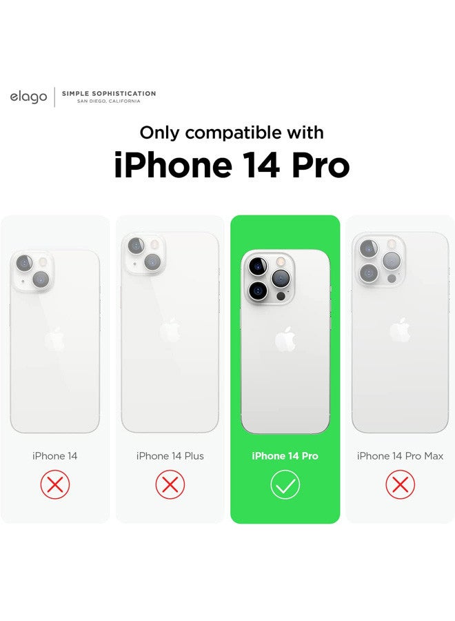 Rock Pow - Rock Pow Compatible with iPhone 14 Pro Case, Liquid Silicone Case, Full Body Protective Cover, Shockproof, Slim Phone Case, Anti-Scratch Soft Microfiber Lining, 6.1 inch Black - Image 1