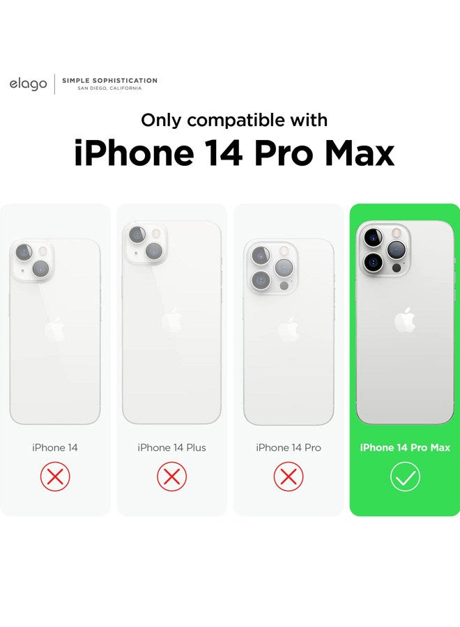 روك بو حافظة Rock Pow متوافقة مع iPhone 14 Pro Max، حافظة سيليكون سائلة، غطاء حماية كامل للجسم، مقاومة للصدمات، حافظة هاتف نحيفة، بطانة ناعمة من الألياف الدقيقة مضادة للخدش، 6.7 بوصة - Image 2