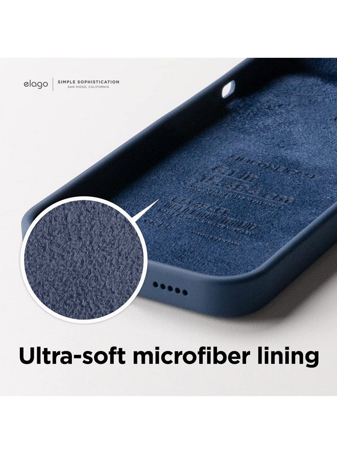 Rock Pow - Rock Pow Compatible with iPhone 14 Pro Max Case, Liquid Silicone Case, Full Body Protective Cover, Shockproof, Slim Phone Case, Anti-Scratch Soft Microfiber Lining, 6.7 inch Jean Indigo - Image 1