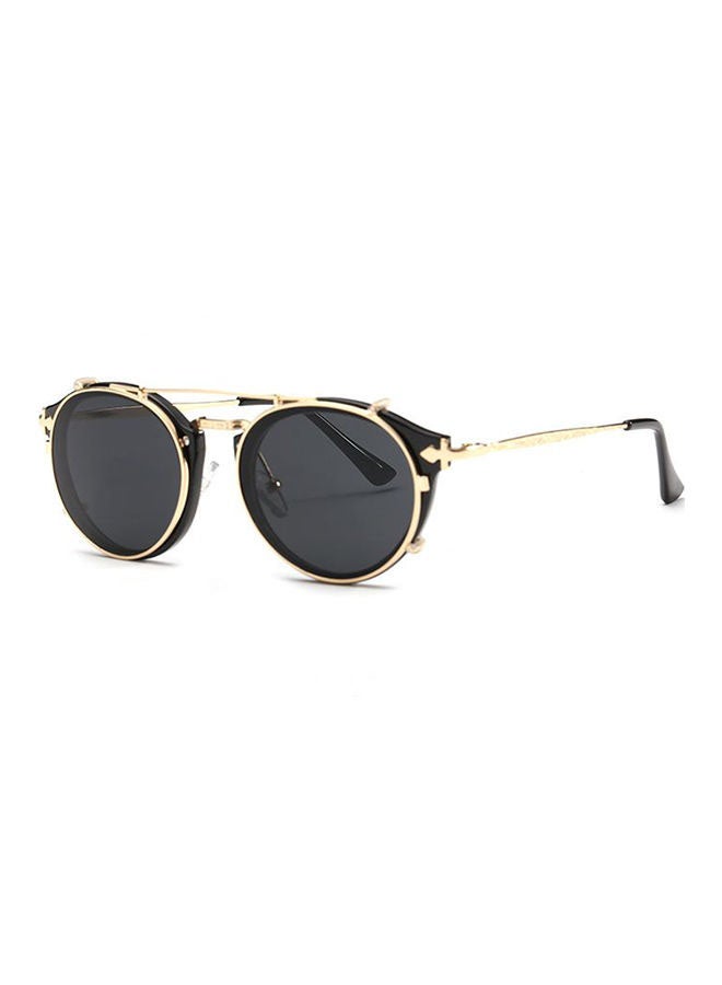Ding Fu Retro Dual Use Round Frame Sunglasses B1813-C1  - Image 1