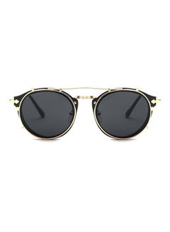 Ding Fu Retro Dual Use Round Frame Sunglasses B1813-C1  - Image 2