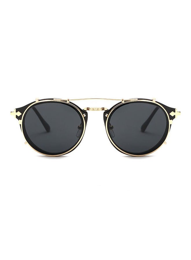 Ding Fu Retro Dual Use Round Frame Sunglasses B1813-C1  - Image 2