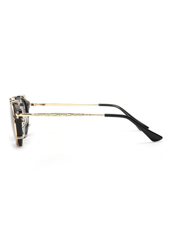 Ding Fu Retro Dual Use Round Frame Sunglasses B1813-C1  - Image 3