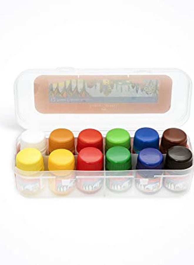 FABER-CASTELL Pack Of 12 Poster Colours Multicolour  - Image 2