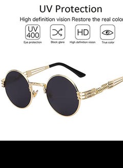 Styled UV Protection Round Frame Sunglasses - Lens Size: 48 mm  - Image 3