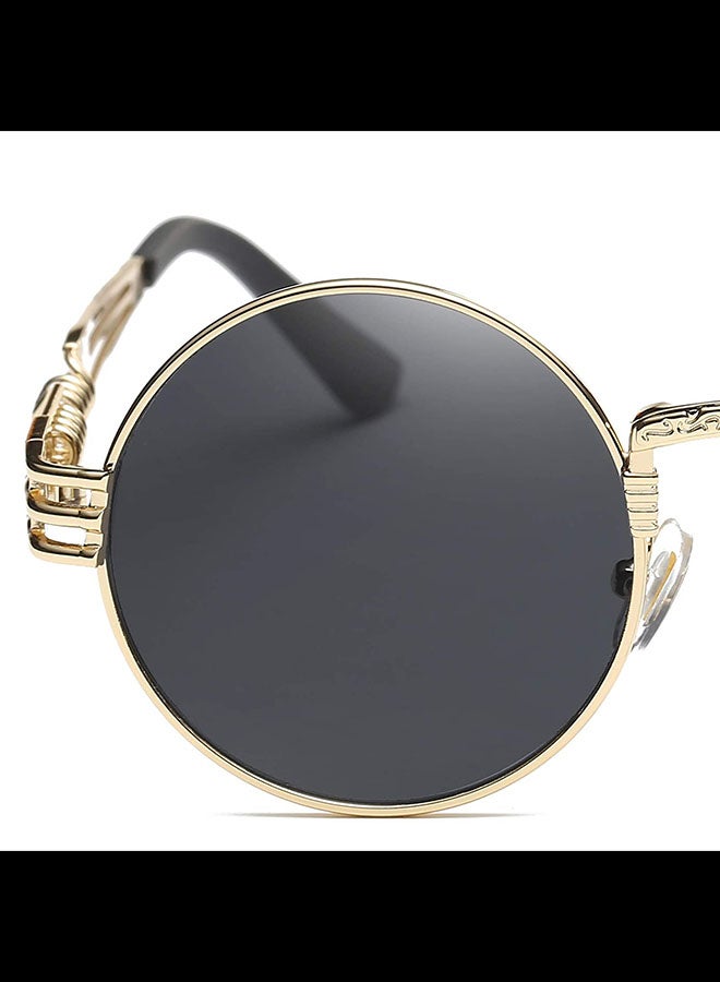Styled - UV Protection Round Frame Sunglasses - Lens Size: 48 mm - Image 1