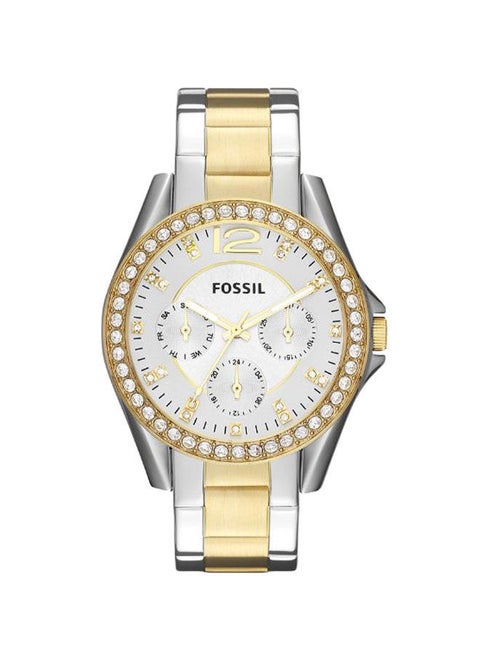Women's Stainless Steel Analog Wrist Watch ES3204 - 38 mm - Silver/Gold
